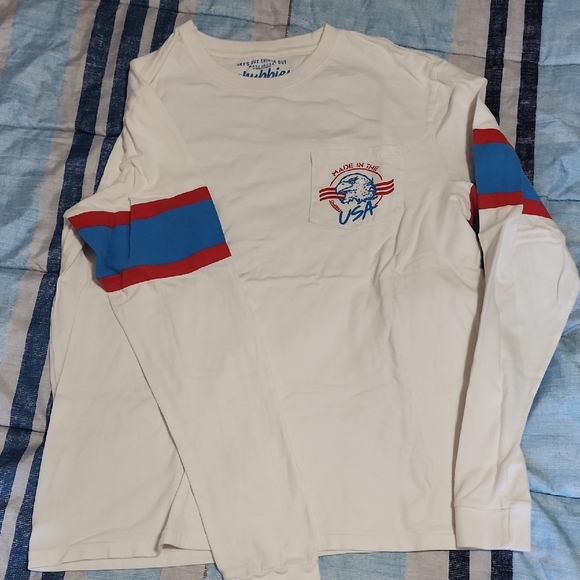 Chubbies USA Long Sleeve Shirt Medium - Picture 1 of 4